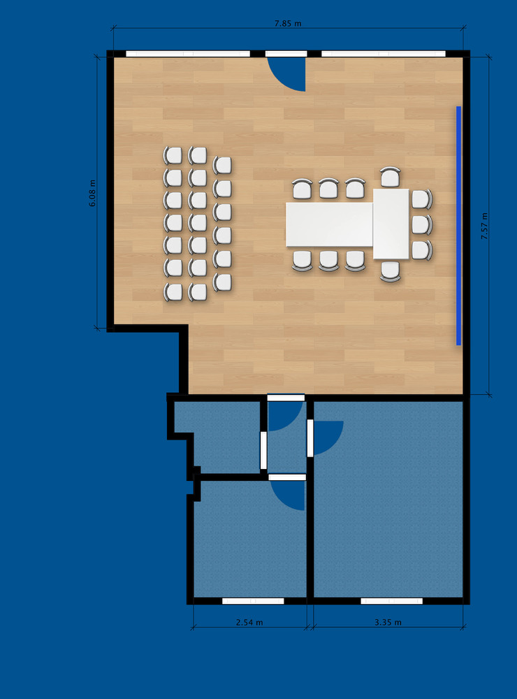 National Press Club -  layout of the hall